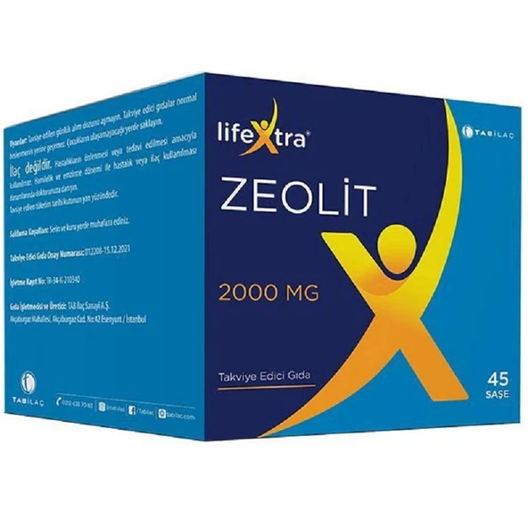 Zeolit Lifextra 2000 mg 45 Saşe ürün görseli 1