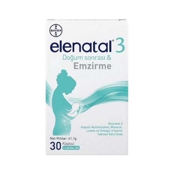 Elenatal 3 30 Kapsül ürün görseli 1
