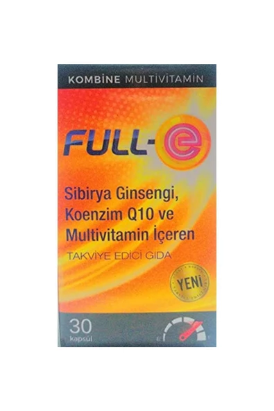 Full-e Multivitamins and Minerals 30 Capsules ürün görseli 1