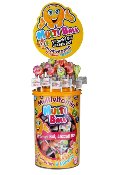 Multiball Lolipop Multivitamin 150'li ürün görseli 1