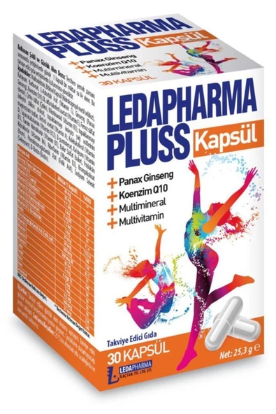 Ledapharma Pluss Multivitamin 30 Kapsül ürün görseli 1