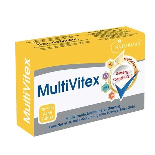 Naturmax Multivitex Multi Vitamin 30 Tablet ürün görseli 1