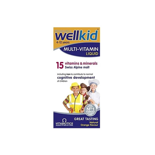 Wellkid Multivitamin Liquid Şurup 150 ml ürün görseli 1