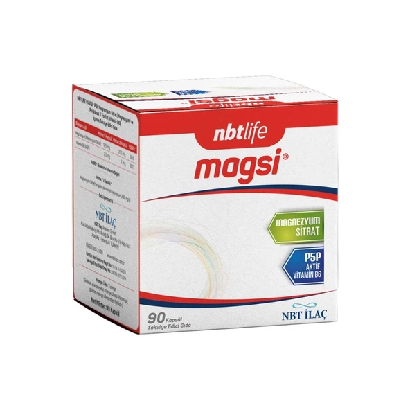 NBT Life Magsi P5P Vitamin B6 90 Kapsül ürün görseli 1