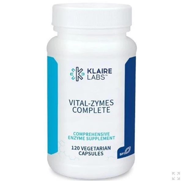 Klaire Labs Vital-Zymes Complete 120 Kapsül ürün görseli 1