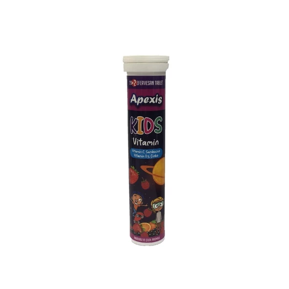 Apexis Kids Vitamin 22 Efervesan Tablet ürün görseli 1