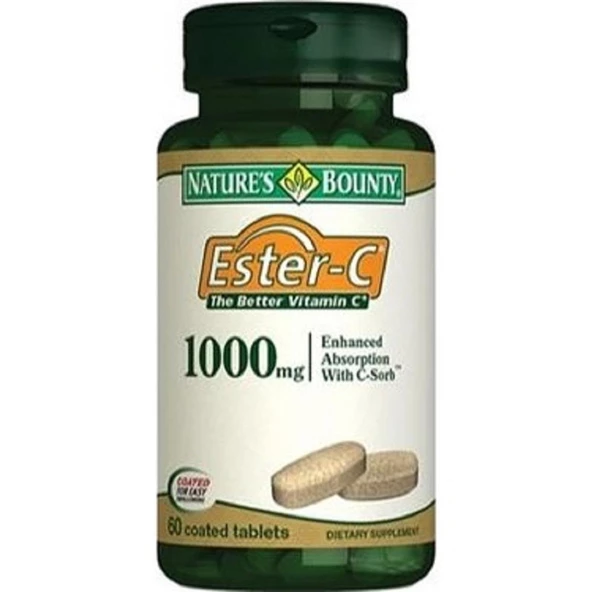 Nature's Bounty Ester-C 1000 mg 60 Tablet ürün görseli 1