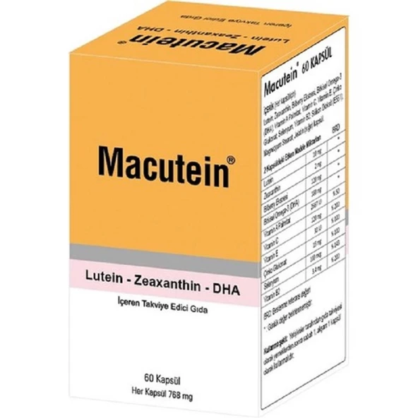 Macutein 60 Kapsül ürün görseli 1