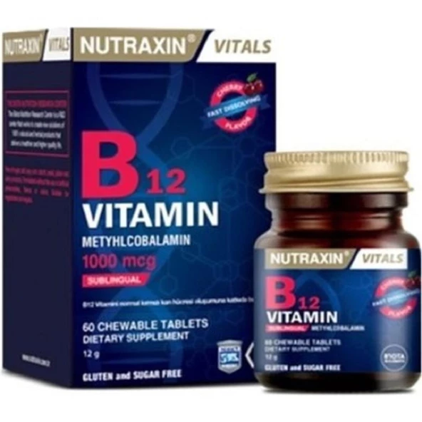 Nutraxin B12 Vitamin 60 Tablet ürün görseli 1