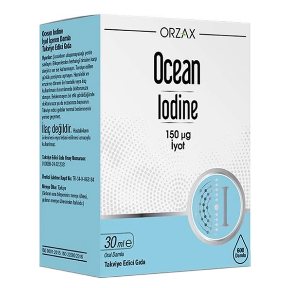 Ocean Iodine Damla 30 ml ürün görseli 1