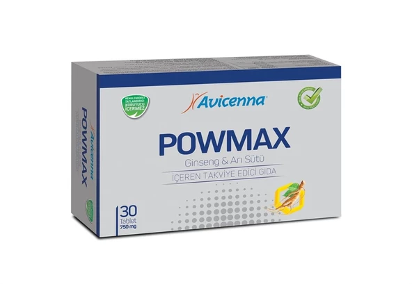 Avicenna Powmax 30 Tablet ürün görseli 1