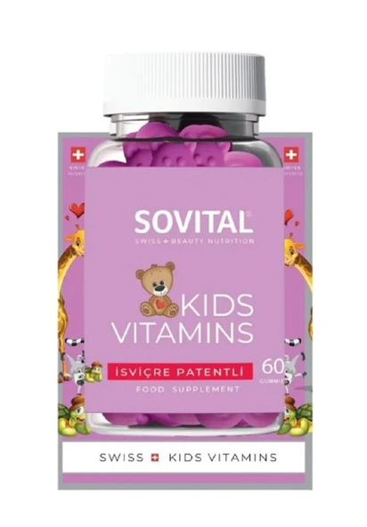 Sovital Kids Vitamins 60 Gummies ürün görseli 1