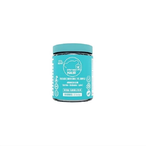Vita Bear Strong Hair Gummy Vitamin 60'lı ürün görseli 1