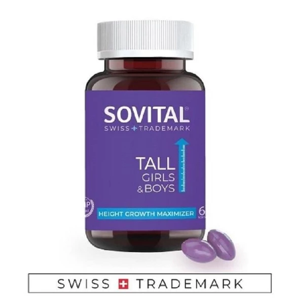 Sovital Tall Girls Boys Softgels 60'lı ürün görseli 1