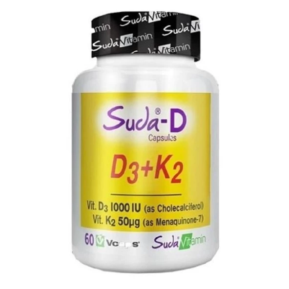 Suda Vitamin D3 K2 60 Kapsül ürün görseli 1