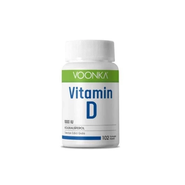 Voonka Vitamin D 102 Yumuşak Kapsül ürün görseli 1