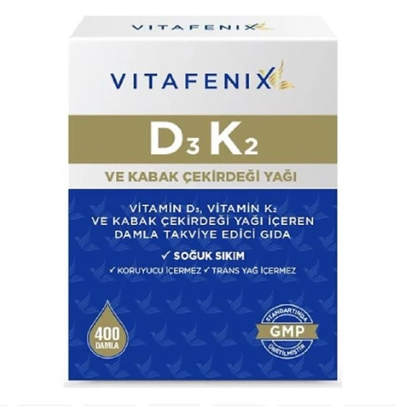 Vitafenix D3K2 400 Damla 20 ml ürün görseli 1