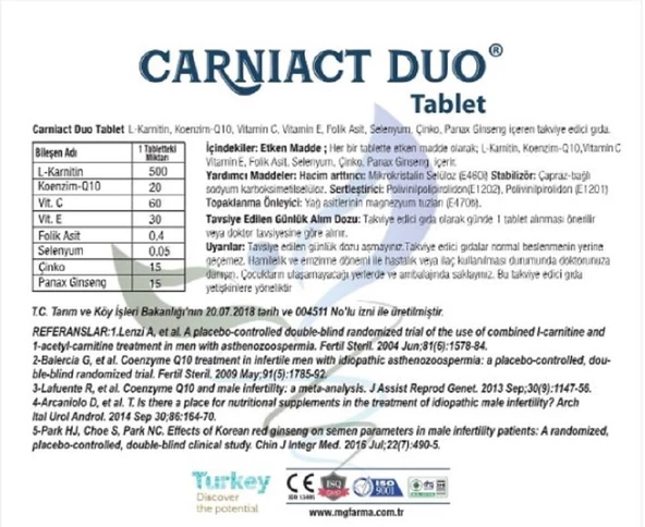 Carniact Duo 30 Tablet - Resim 3