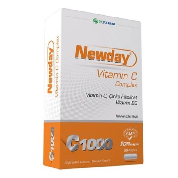 Newday Vitamin C 1000 Complex 30 Kapsül ürün görseli 1