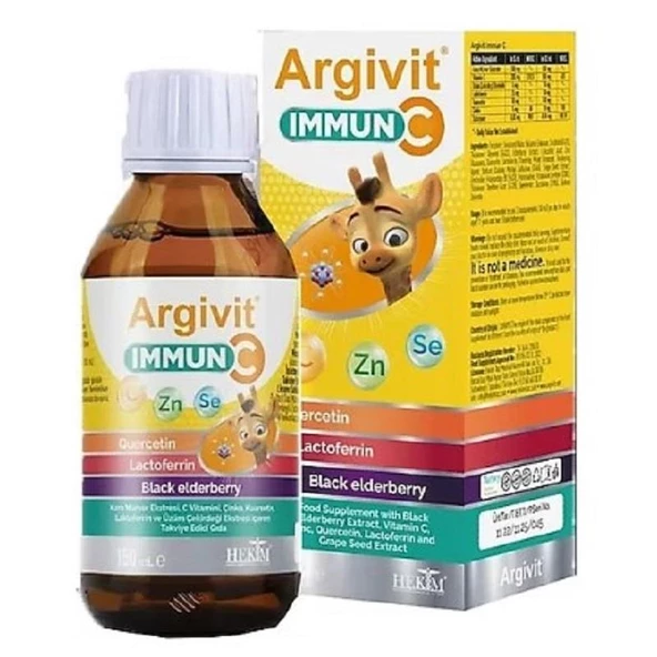 Argivit Immun C Şurup 150 ml ürün görseli 1