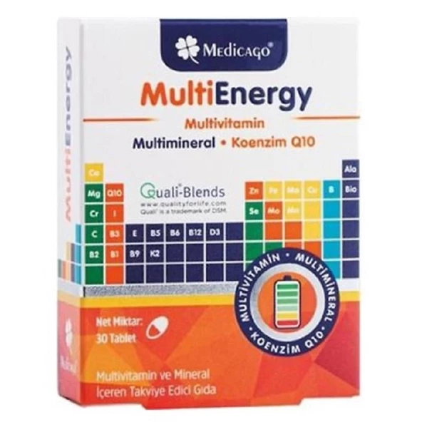 Medicago Multienergy 30 Tablet ürün görseli 1