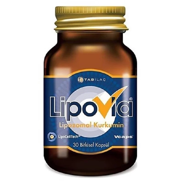 Lipovia Lipozomal Kurkumin 30 Kapsül ürün görseli 1