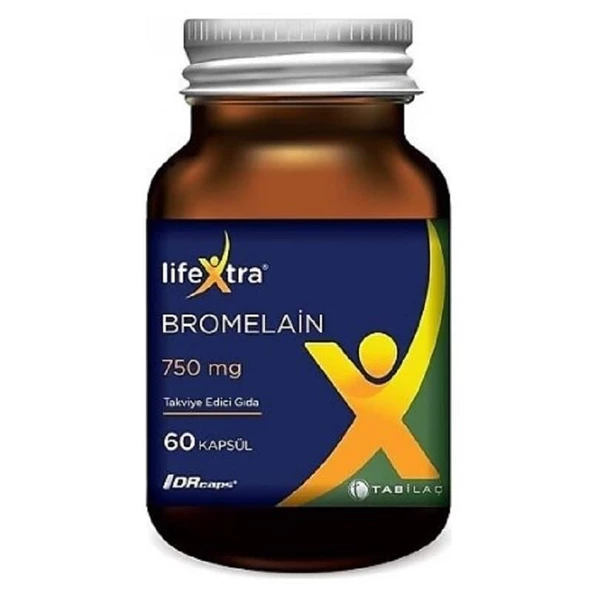 Lifextra Bromelain 60 Kapsül ürün görseli 1