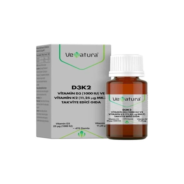 Venatura D3 K2 Damla 20 ml ürün görseli 1