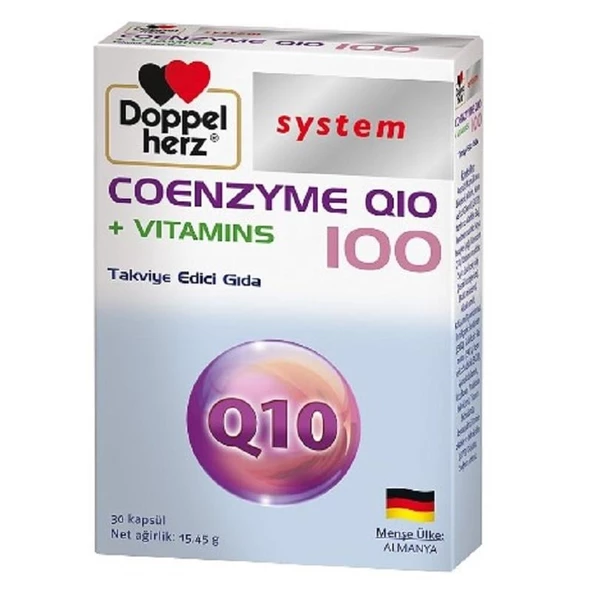 Doppelherz Koenzim Q10 + Vitamins 100 mg 30 Kapsül ürün görseli 1