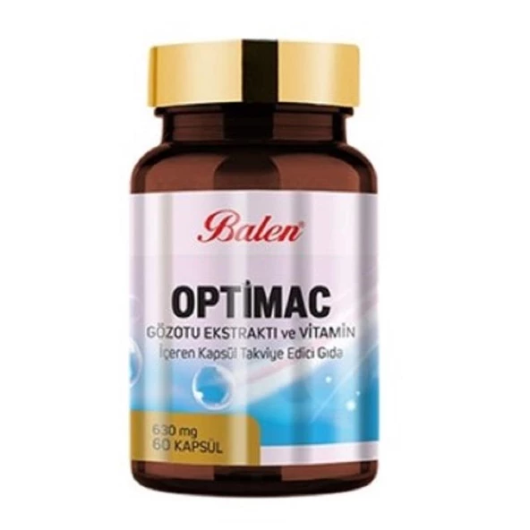 Balen Optimac Gözotu Ekstraktı ve Vitamin 630 mg 60 Kapsül ürün görseli 1