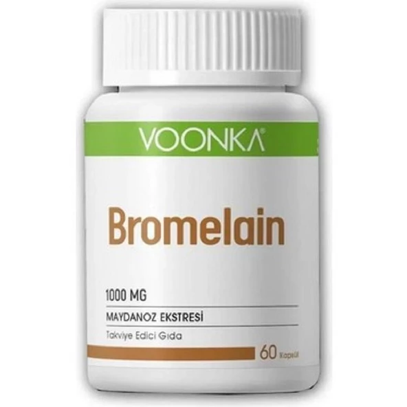 Voonka Bromelain 60 Kapsül ürün görseli 1