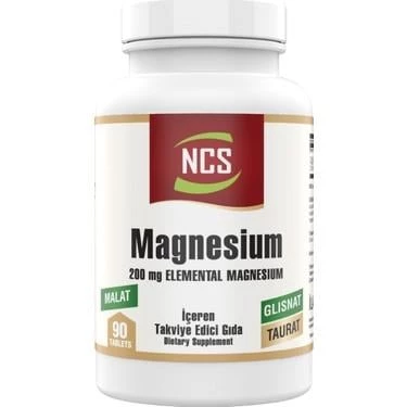 NCS Magnesium Malat Glisnat Taurat 90 Tablet ürün görseli 1