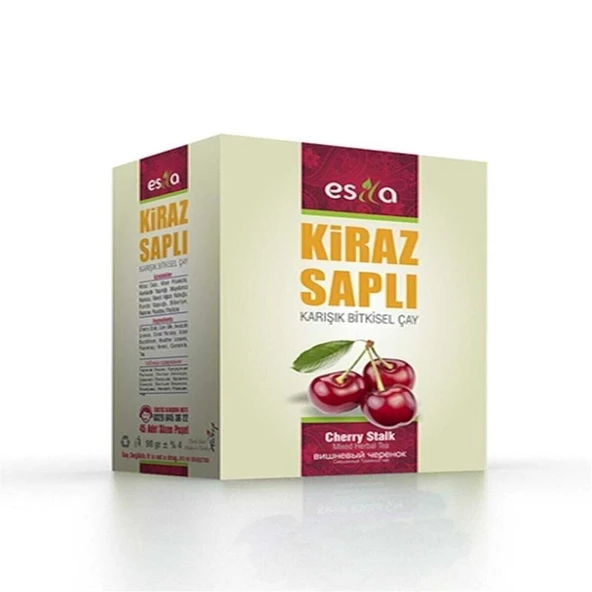 Esila Kiraz Saplı Karışık Bitkisel Çay 45 Adet Poşet Çay ürün görseli 1