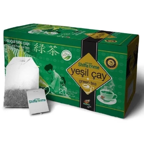 Shiffa Home Yeşil Çay 20 Süzen Poşet ürün görseli 1