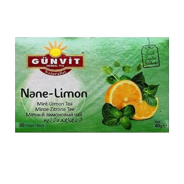 Günvit Nane-Limon 20'li ürün görseli 1