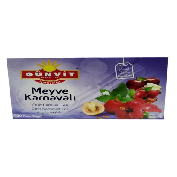 Günvit Meyve Karnavalı Bitki Çayı 20'li ürün görseli 1