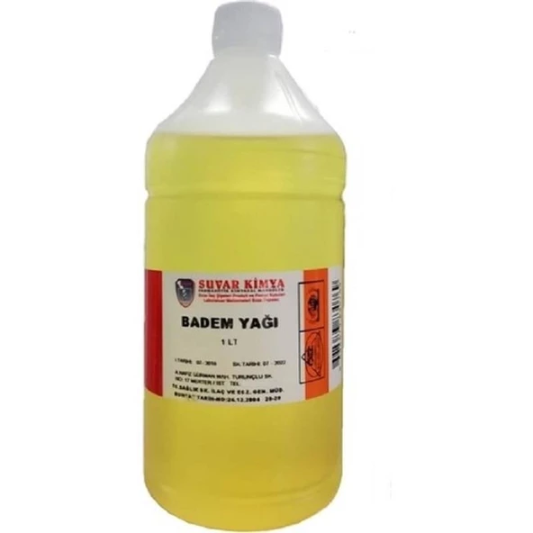 Suvar Kimya Badem Yağı 1 lt ürün görseli 1