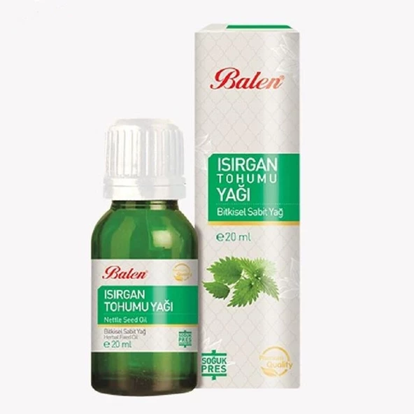 Balen Isırgan Tohumu Yağı (Soğuk Pres) 20 ml ürün görseli 1