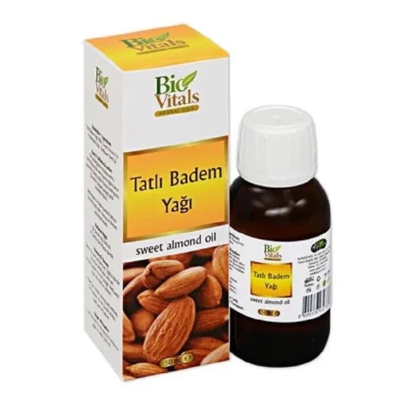 Bio Vitals Tatlı Badem Yağı 50 ml ürün görseli 1