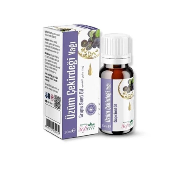 Softem Üzüm Çekirdeği Yağı 20 ml ürün görseli 1