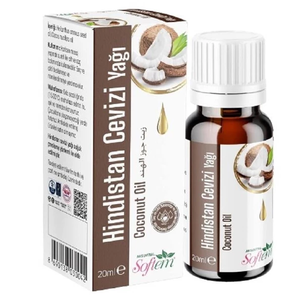Softem Hindistancevizi Yağı 20 ml ürün görseli 1