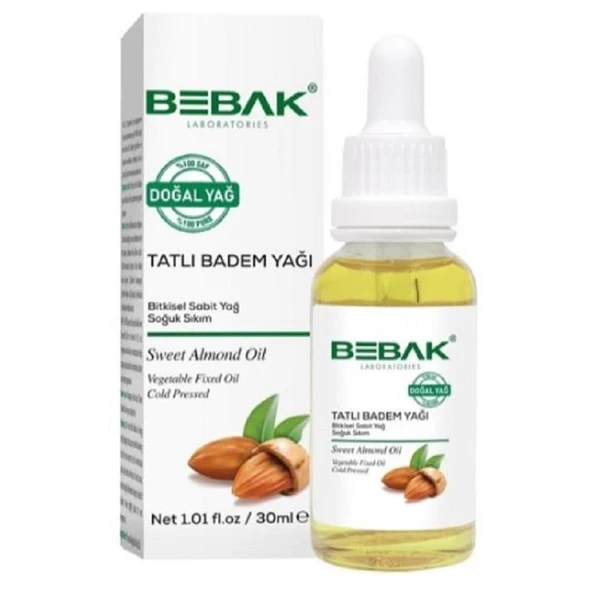 Bebak Tatlı Badem Yağı 30 ml ürün görseli 1