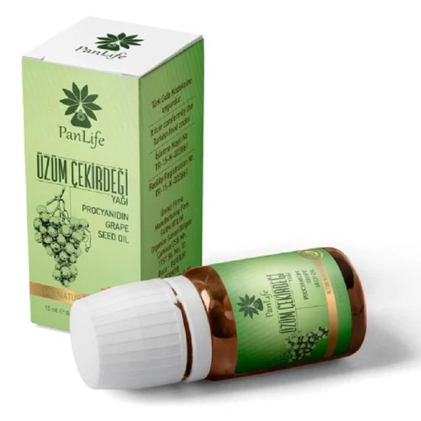 Panlife Üzüm Çekirdeği Yağı 10 ml ürün görseli 1