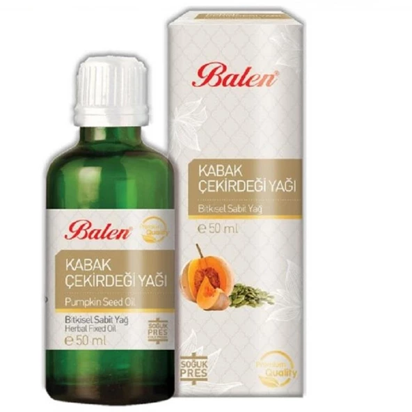 Balen Kabak Çekirdeği Yağı (Soğuk Pres) 50 ml ürün görseli 1
