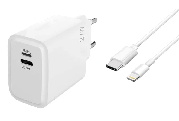 Sprange PLT27  Usb Lightning Pd 27W Şarj Adaptörü Lightning Kablo ürün görseli 1