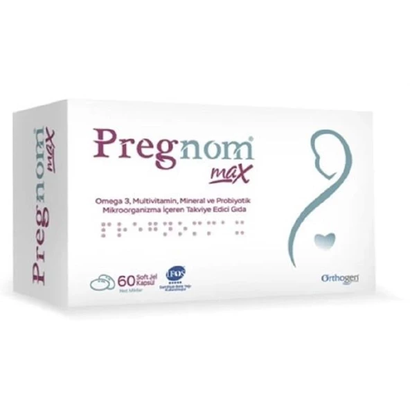 Pregnom Max 60 Soft Jel Kapsül ürün görseli 1