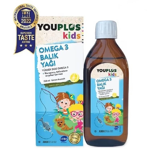 Youplus Kids Omega-3 150 ml ürün görseli 1