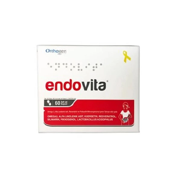 Endovita Omega 3 Kuersetin Resveratrol 60 Kapsül ürün görseli 1
