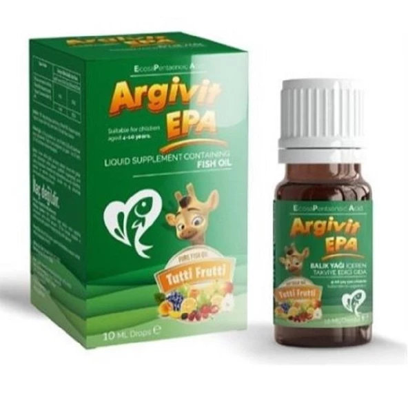 Argivit EPA Damla Balık Yağı 10 ml ürün görseli 1