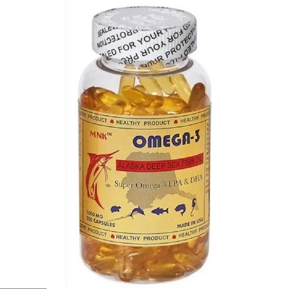 MNK Omega-3 200 Yumuşak Kapsül ürün görseli 1